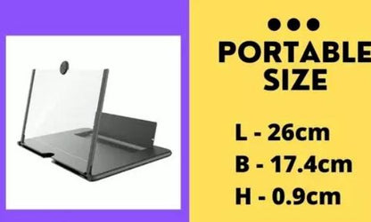 Portable 3D Magnifier for Mobiles Screen