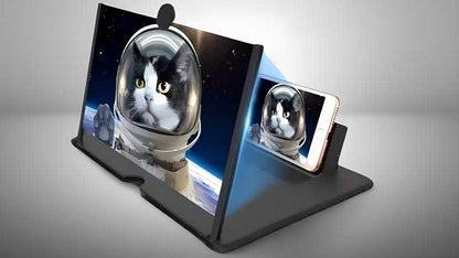 Portable 3D Magnifier for Mobiles Screen